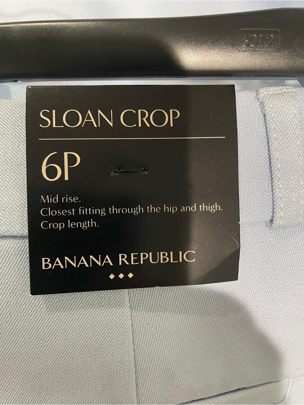 Banana Republic Sloan Crop Pants in Light Blue